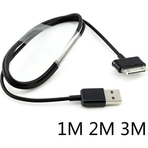 P1000 cable 1M 2m 3m USB Charger Charging Data Cable for Samsung Galaxy Tab P1000 P3100 P5100 P5110 P6800 P7300 7310 P7500 N8000