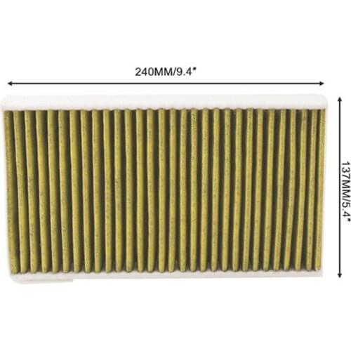 Air Filters Hepa Car Air Filter For Tesla Model 3 Y 2019-2021 Accessories Activated Carbon Auto Supplies 9.4 * 5.4 inches