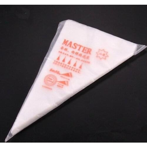 100sets 100pcs/set Small Size Disposable Piping Bag Icing Fondant Cake Cream Decorating Pastry Tip Tool 17x26CM SN2865