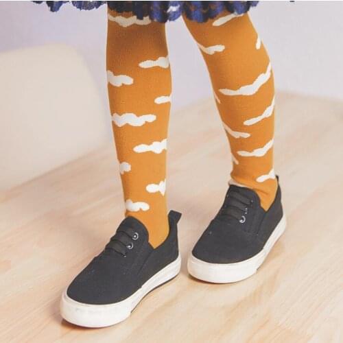 2016 Cartoon Cute Children Socks Print Animal horse Cotton Baby girls Socks Knee High Long Socks For 1-6years old