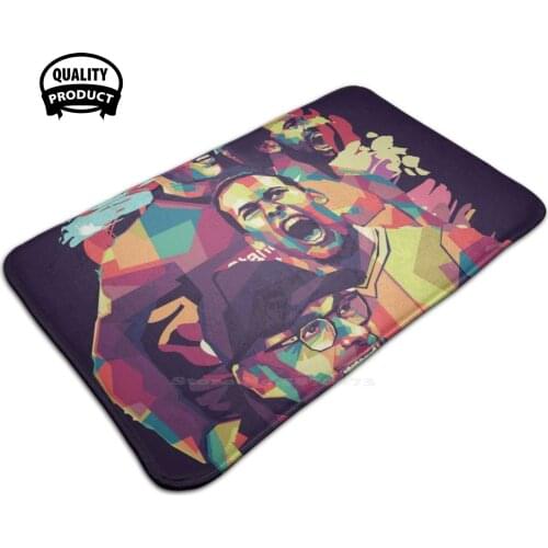 S 3D Household Goods Mat Rug Carpet Foot Pad Football Soccer Salah Ywna Anfield Mane Klopp Jurgen Klopp Popart Club Sport