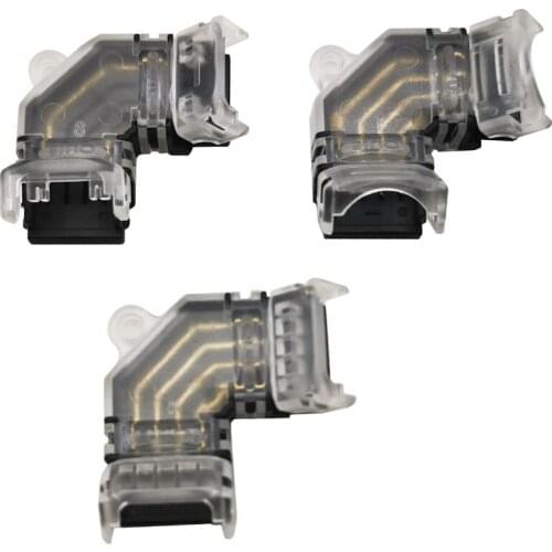 5pcs High-Density 2Pin or 4pin L Shape LED Strip Corner Connector 10mm IP20 IP65 for 3528 Single Color 5050 RGB Strip Terminal