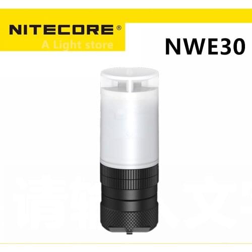 NITECORE NWE30 Emergency Electronic Whistle 120dB Buzzing Output 2000 Lumen Beacon Flashing 4* SST-20-W LEDs CR123A battery