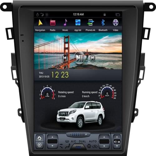 12.1inch 4G+64 GTesla Screen GPS Navigation For Ford Mondeo 2013-2018 Car Multimedia Radio Stereo Player Head Unit Carplay