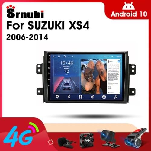 2 Din Android 10.0 Car Player Stereo audio Radio for Suzuki SX4 2006-2011 Multimedia Video Touch Screen 4G Wifi Speaker MP5 DVD