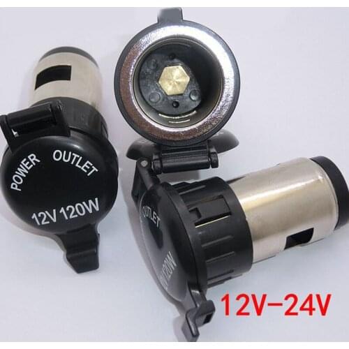 Car 10A Cigarette Lighter Female Socket Power Plug with Waterproof Cover Case for Auto Car Truck Motorcycle Car Accessories