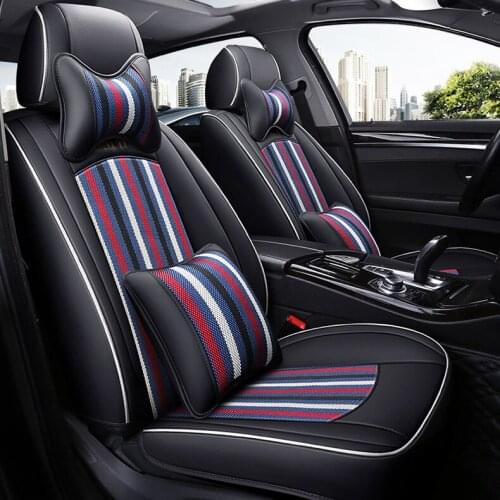 Custom car seat cover for Hyundai Veloster Elantra Santa Fe ix35 Tucson i30 Coupe Azera Rohens Matrix Equus car auto accessories