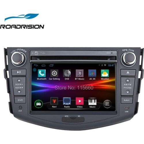 RoadRision Quad Core 2Din Android 6.0 Car DVD Player for Toyota RAV4 Audio Video Stereo GPS Navigation Auto Radio RDS 3G Wifi