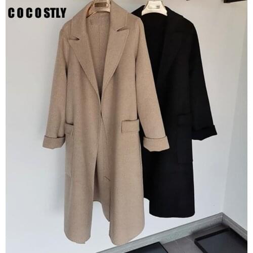 COCOSTLY Women's Coats With A Belt