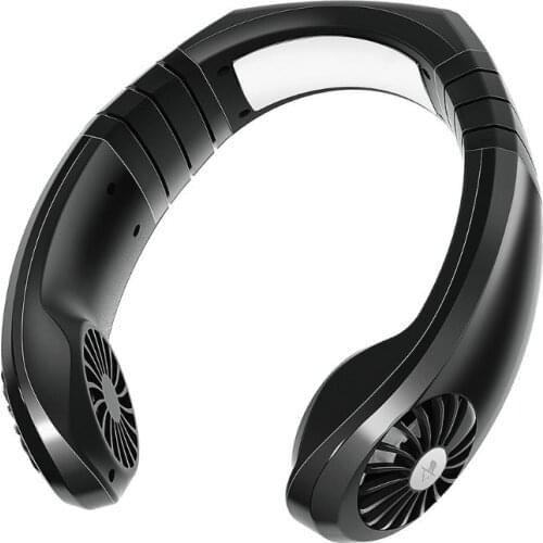 CPDD USB Micro Portable 2 in 1 Air Cooler Mini Electric Air Conditioner Portable Hanging Neck Fan