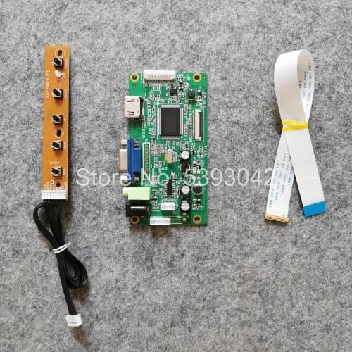 For NT173WDM-N11 NT173WDM-N21 1600*900 EDP 30Pins WLED laptop LCD screen VGA monitor controller drive board 17.3" DIY kit