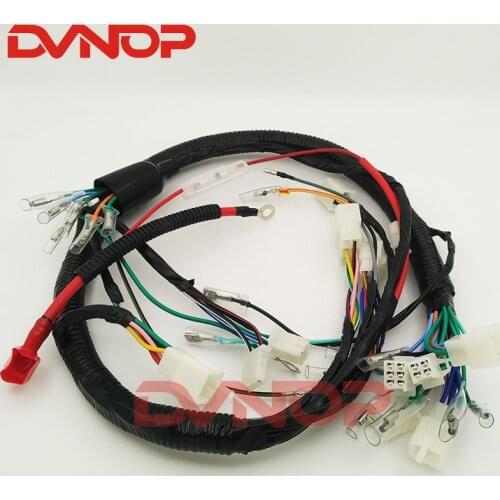 Motorcycle CG125 entire vehile cable wire line for Honda 125cc CG 125 electric full assembly spare parts
