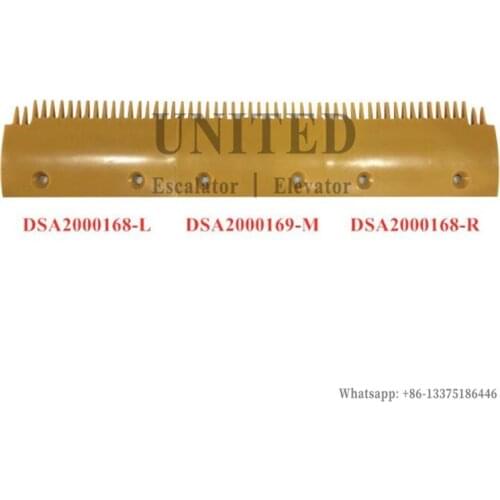 Escalator Comb Plate DSA2000168-L DSA2000169-M DSA2000168-R
