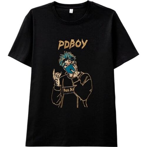 Summer New Street Mens Wear Korean Round Neck Short Sleeve T-shirt Fashion Hip Hop