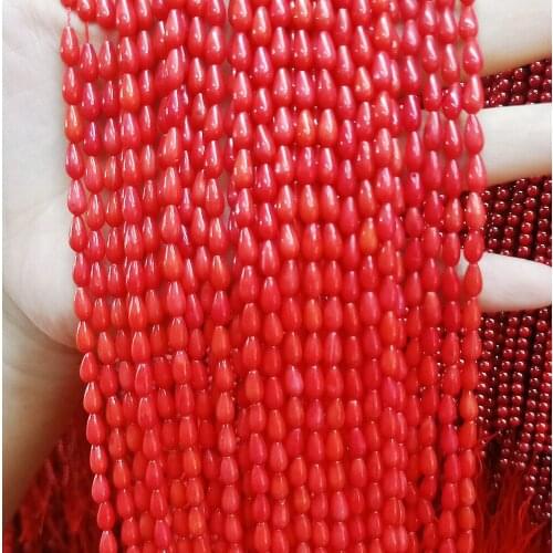 Coral Loose Beads for jewelry making necklace or bracelet sold per strand