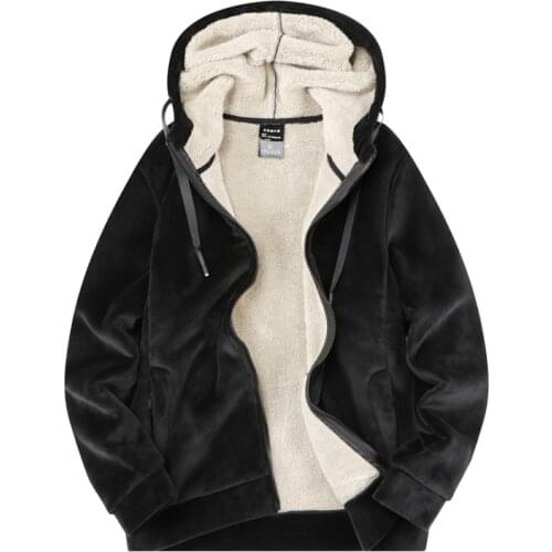 MANTLCONX Oversize 7XL 8XL Winter Fleece Warm Jacket Men Hooded Windbreak Thicken Jacket Coats Men Outwear Fashion Casual Parkas