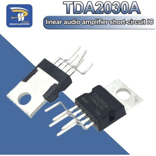 10pcs TDA2030 TDA2030A linear audio amplifier short-circuit and thermal protection IC