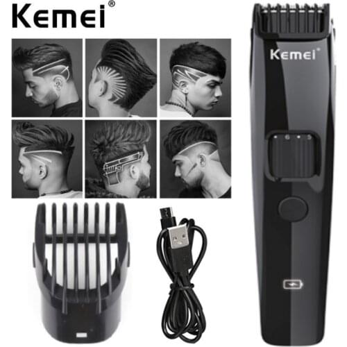 Kemei hair clipper KM-302 electric hair clipper adjustable limit comb electric hair clipper Professional Hair Trimmer for man