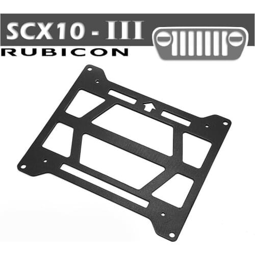 Meta rear trailer frame plate for Axial AXI03007 SCX10 III Jeeprc car parts