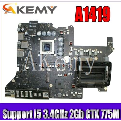 Original Motherboard for Apple iMac 27'' A1419 Late 2013 LogicBoard i5 3.4GHz 2Gb GTX 775M 820-3481-A
