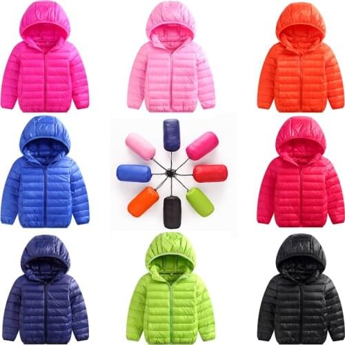 Children Jacket Outerwear Boy and Girl Autumn Warm Down Hooded Coat Teenage Parka Kids Winter Jacket Size 1 2 10 12 15 Years Old