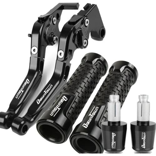 Motorcycle Brake Clutch Levers 7/8" 22MM Handlebar Knobs Handle Bar Grips Ends Plug For KYMCO DOWNTOWN 125 200 300 350 All Years