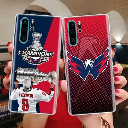 Capitals Hockey Alexander Ovechkin Silicon Phone Case For Huawei Honor 10 9 20 Lite Y5 Y6 Y7 Y9 9X 8X 8S 8A 7X 7A 7S Pro + 10i20