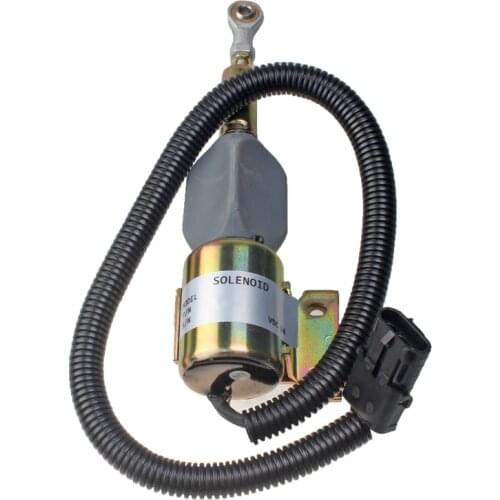 Diesel Engine Stop Solenoid 3935430 24V Fuel Shut Down Solenoid for SA-4755-24