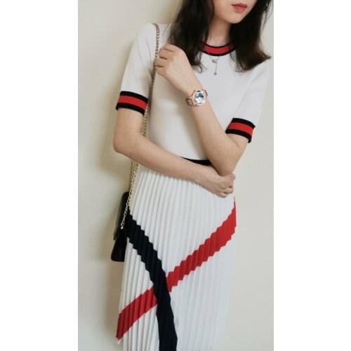 Tangliciaga Summer Striped Dresses