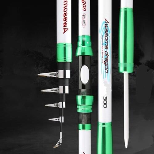 Carbon sensitive sea pole 2.1m 2.4m 2.7m 3.0m 3.6m telescopic spinning fishing rod feeder carp rod action 15-150g