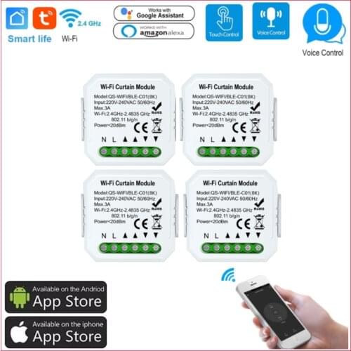 Tuya DIY WiFi Smart Curtain Switch Smart Home Smart Switch Module Breaker Roller Shutter Motor DIY For Alexa Google Home