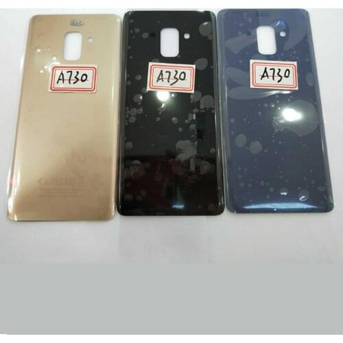 For Samsung A8+ A730 Back Battery Cover Case 3D Glass Rear Housing Cover Replacement for Samsung A8 Plus A730 F