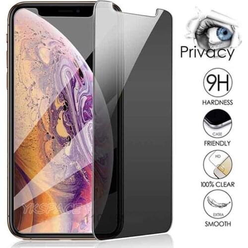 9H Anti Spy Peeping Glare Privacy Proof Screen Protector for iPhone X XS 11 12 mini Pro Max 6 6s 7 8 Plus Tempered Glass Film