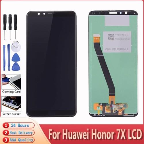 5.93" For Huawei Honor 7X LCD Screen Display With Touch Panel Digitizer Assembly With Frame Replacement BND-L21 BND-L22 BND-L24