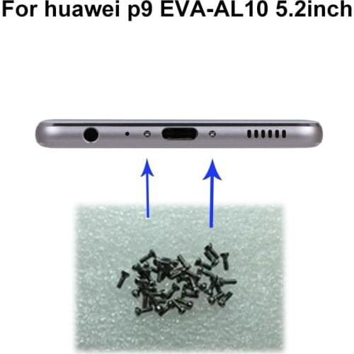 2PCS For Huawei P9 P 9 Buttom Dock Screws Housing Screw nail tack For Huawei P 9 EVA-AL00/EVA-AL10/EVA-TL00 Mobile Phones