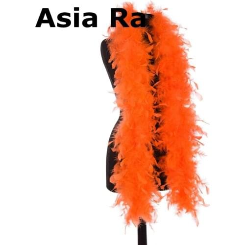 10 meters 80g chicken Feather Strip Turkey Feather Boa for wedding birthday party wedding decorations clothing accessories 5pc