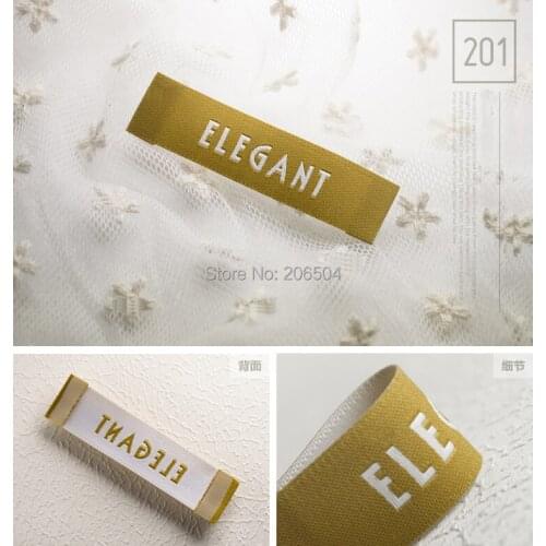 Garment accessories custom clothing labels, woven label,tags labels,brand name labels for clothing DHLB013