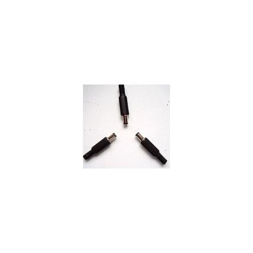 Free shiping 20pcs 3.5x1.3mm DC Power Male Plug Connector Adaptor Plastic Handle Black Hea