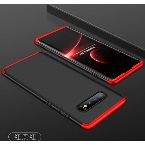 For Samsung Galaxy S10 Plus Case Hard Matte Armor Hybrid Protect back cover case for samsung S10 S10Plus 360 full cover shell