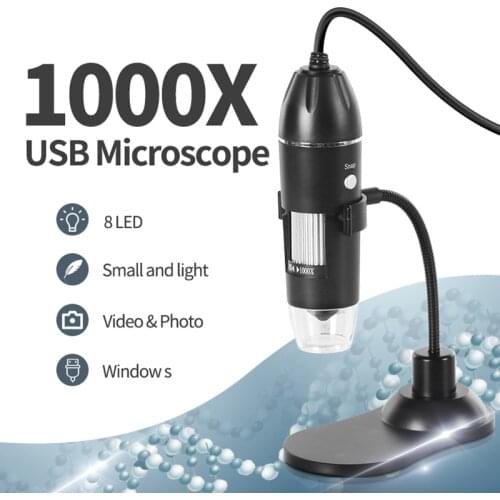 Digital Microscope Camera 1000X Portable Electronic Microscope For Soldering LED Magnifier For PC Windows