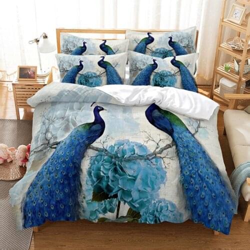 Bedding set duvet cover set 3d bedding digital printing bed linen queen size bedding set fashion design
