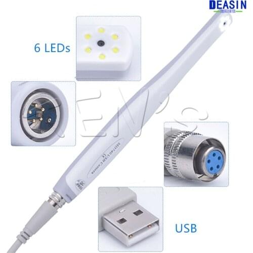 New Dental SB 6-LED Dental Intraoral Endoscope Oral Digital Micro-check Camera Improves Gum Health