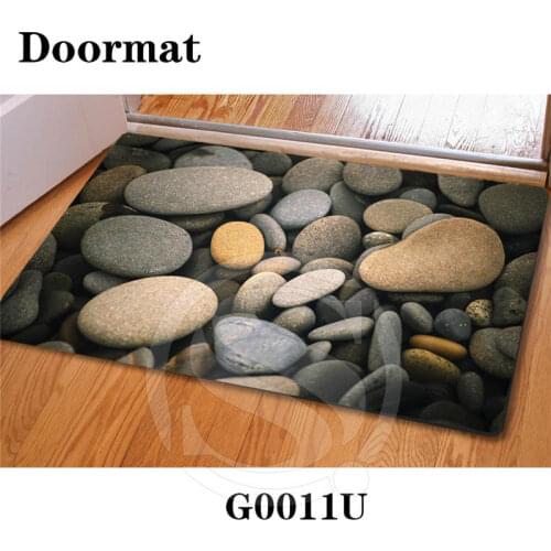 Drop Shipping beautiful stone Zen stone Custom Doormat Home Decor Bedroom Carpet Classic Durable Floor Mat SQ0630-SE334