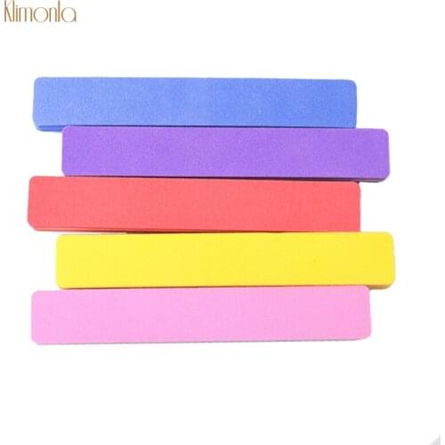 20pcs/lot Nail Buffing Sanding File Diamond Sponge 100/180 Nail Polish Blocks Mix Color Manicure Tool Kits For Nails