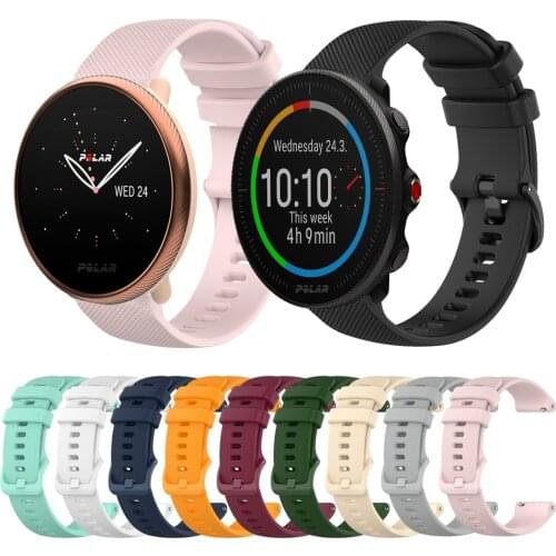 Sport Silicone strap for POLAR IGNITE 2 Bracelet for POLAR Vantage M2/UNITE & Grix X Watchbands Correa ремешок