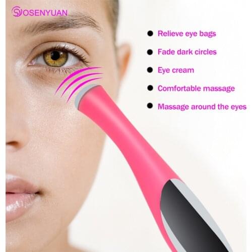 Ultrasound Therapy Fomentation Remove Under-eye Bags Wrinkles Dark Circle Skin Care Beauty Device Home Spa Eye Massager