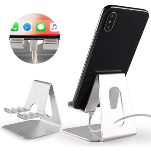 Universal Aluminium Alloy Adjustable Non-slip Stand Holder for Phone Tablet