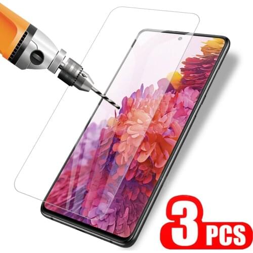 3PCS Safety Glass For Samsung Galaxy S20 Fe 4G/5G Protective Glass For Sumsung Glaxy S 20 S20Fe Tempered Glass Phone Cover Film
