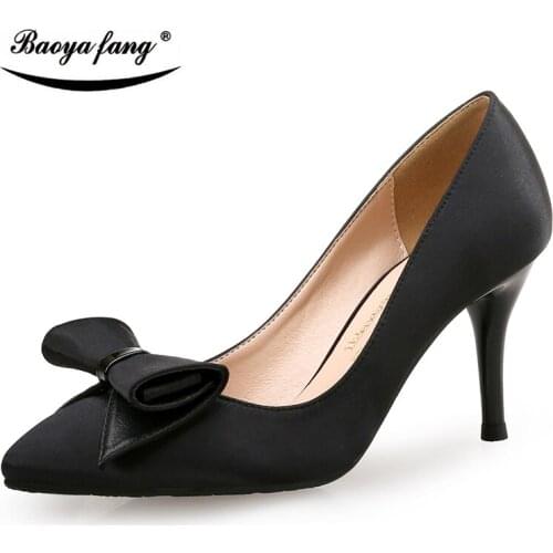 2018 New Red/Black womens wedding shoes 5cm/7cm Thin heel Ladied party shoes Woman red sole pointed Toe shoes High quality