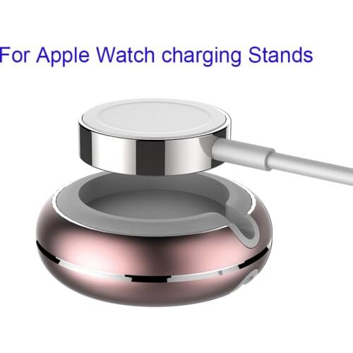 ALIVO Luxury Aluminum Alloy Stand Holder For Apple Watch Hybrid TPU+Aluminum alloy For Convenient Mini Smart Watch with Magnetic